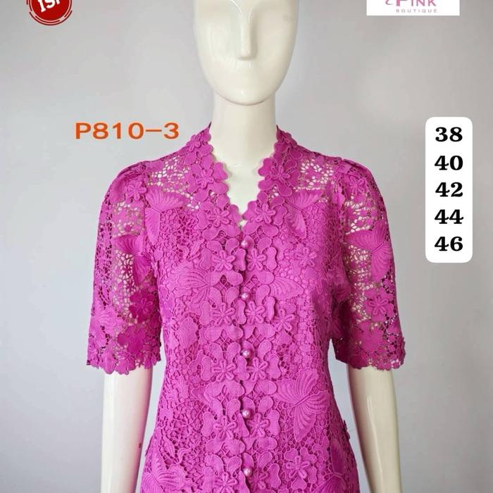 Atasan Pink butik Blus brokat Bangkok super terbaru