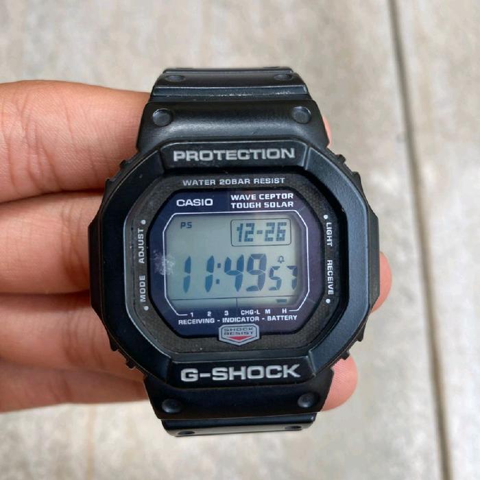 Casio G-Shock GW 5600J Jam Tangan Tahan Air 20BAR Resist dengan Fitur Wave Ceptor Tough Solar dan Pr