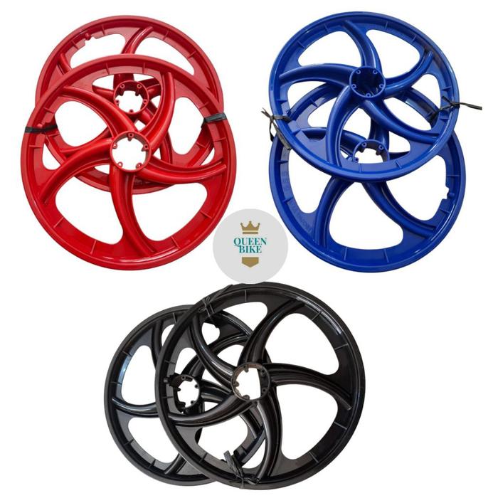 Rim Velg Peleng PVC Plastik Klewang Sepeda 20 Bmx + Alat Siap Pakai (1 Pasang) DISKON