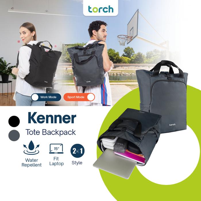 New TORCH Kenner Tote Backpack Tas 2-in-1 Pria Wanita Ringan Kuat Active