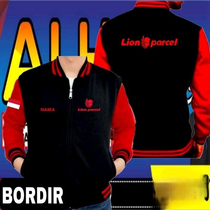 Jaket bordir request bisa satuan gratis nama lion parcel Jaket Lion parcel jaket varsity Lion parcel
