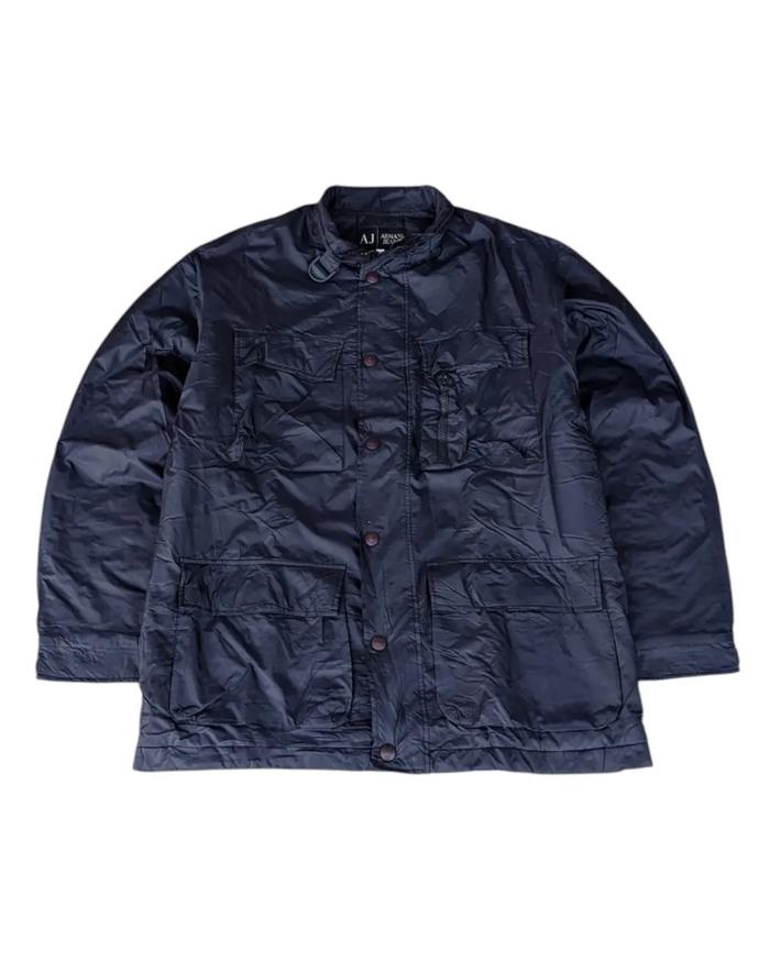 ARMANI JEANS - Jaket Parka Puffer Pria Navy Size XL