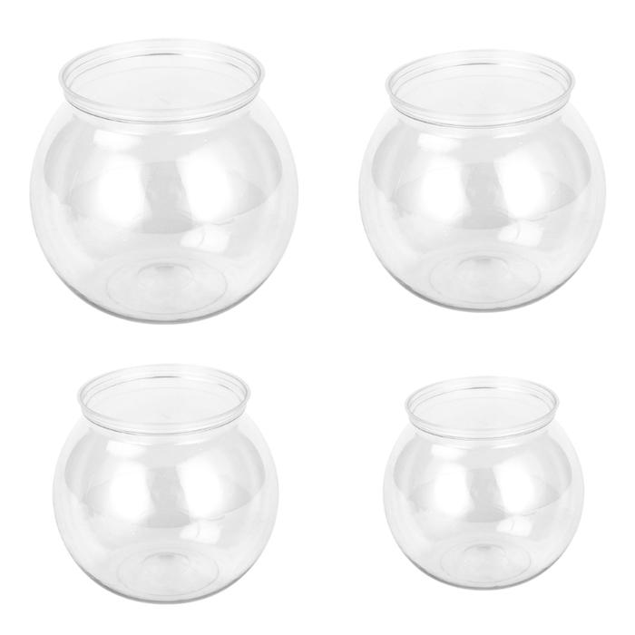 Plastics Bubble Fish Bowl Ivy Bowls Round Transparent Fish s