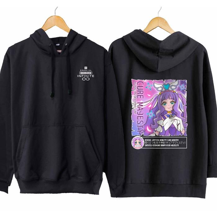 Jaket hoodie jumper infinite CURE MAJESTY ELLEE-CHAN - PRETTY CURES material cotton fleece