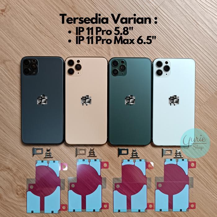 Housing Casing Kesing Back Door Fullset Ip 11 Pro/11 Pro Max *