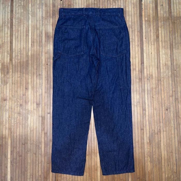 UNIQLO BAGGY BLUE INDIGO CARPENTER FATIGUE JEANS DENIM carhartt dickies 874