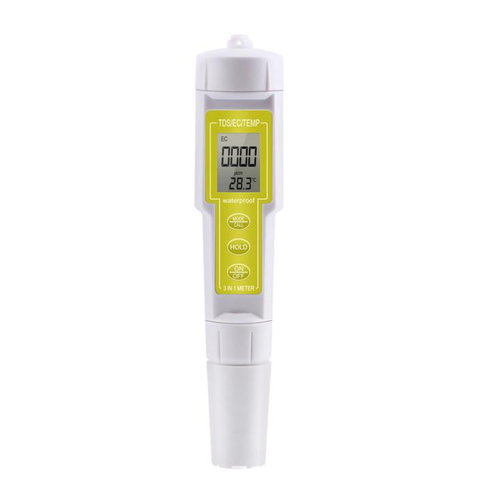 3 in 1 Water Quality Monitor Tester Portable Pen Waterproof