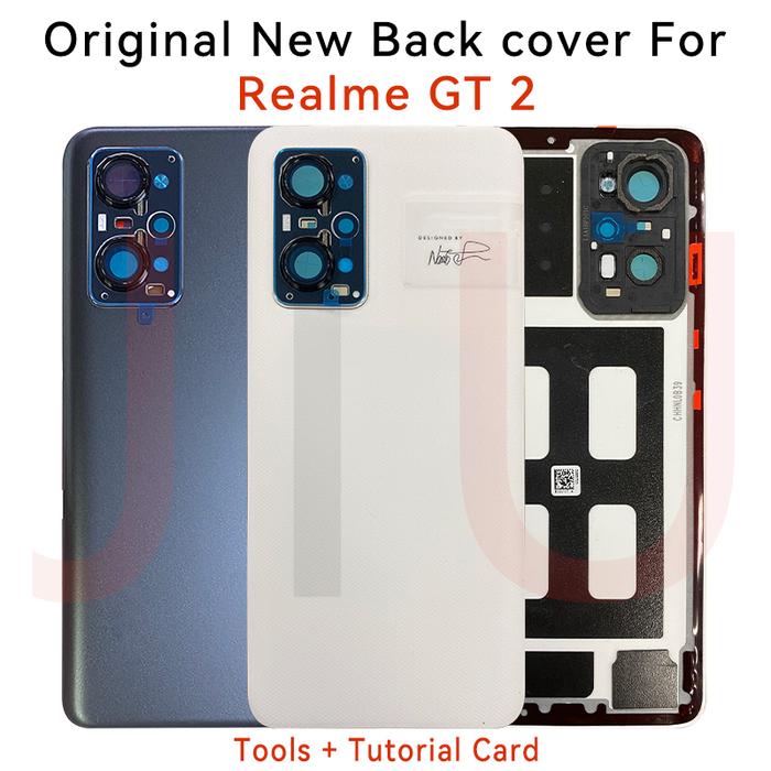 Original New Back Cover 6.62" For Realme GT2 Battery Cover Glass gt 2