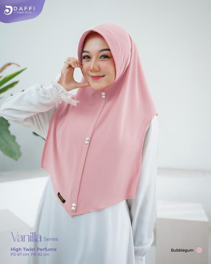 Daffi Hijab VANILLA jilbab premium model kancing V