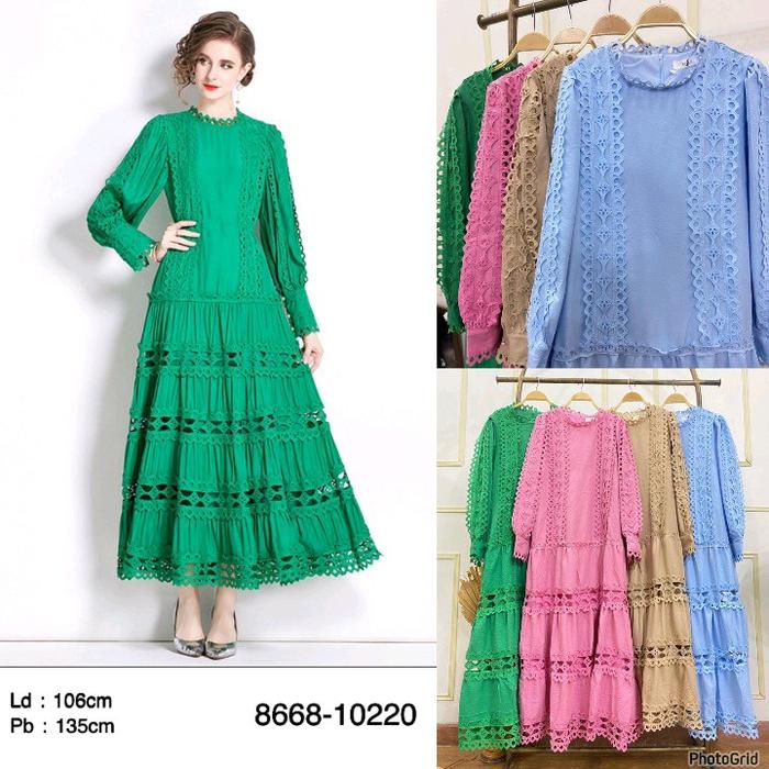 gamis import, dress import, gamis terbaru, gamis premium, gamis lebaran, gamis renda Katun