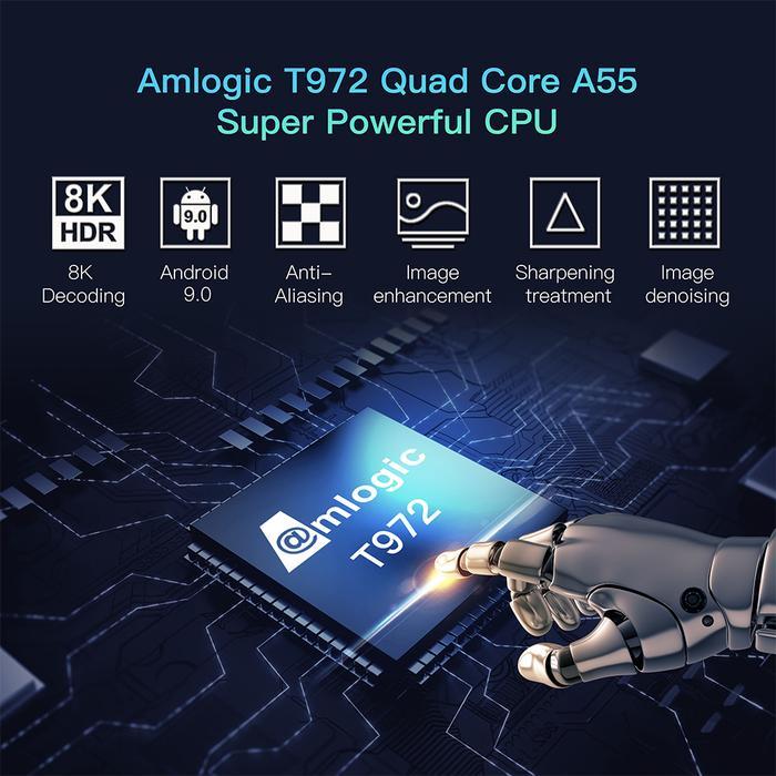New Proyektor Mini Portable Android 9.0 Full HD 1080P Support 8K X1