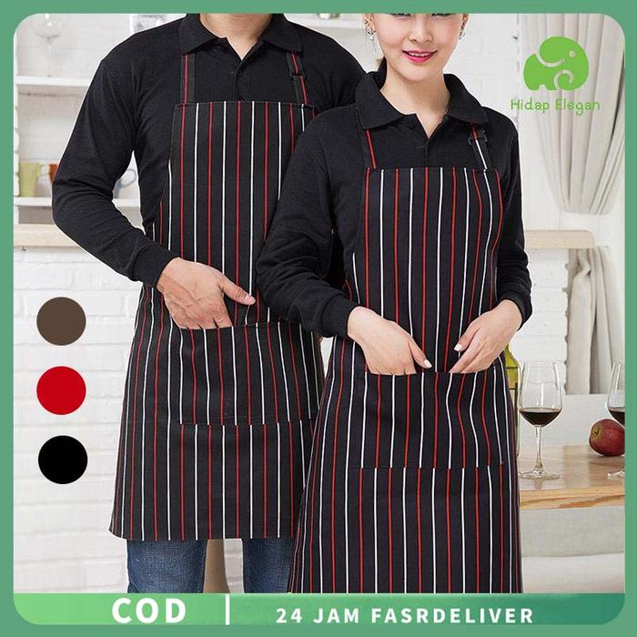 Celemek Apron Chef Baju Masak Celemek Celemek Masak Celemek Masak Apron Chef Wear Apron Hanging Neck