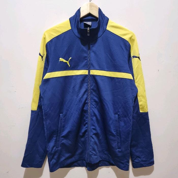 J101 Jaket Tracktop Puma Navy size M Second