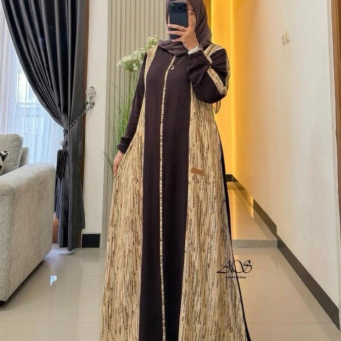 Gamis Ori AZWA Part Of SAULINSTORE Daily Wear Muslim Sirwal Busui Wanita