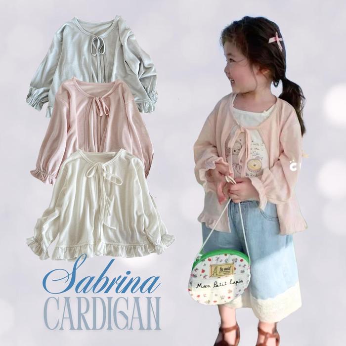 [Kiddoscape] Cardigan Outer Baju Anak Perempuan 2-7 Tahun - Sabrina Cardigan - Fashion - Lyocell Ten