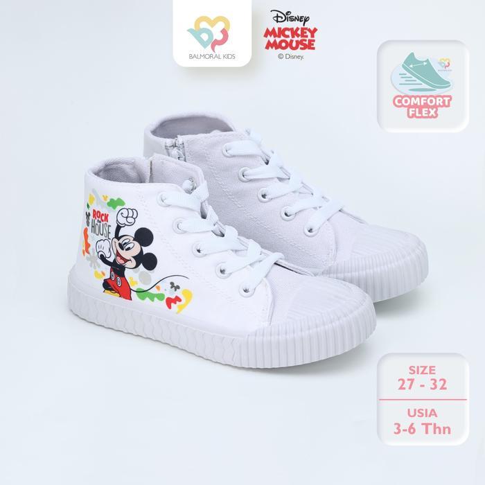 Balmoral Kids Sepatu High Sneakers Disney Usia 4 - 6,5 Tahun Mn/Mc-Mkh03/04