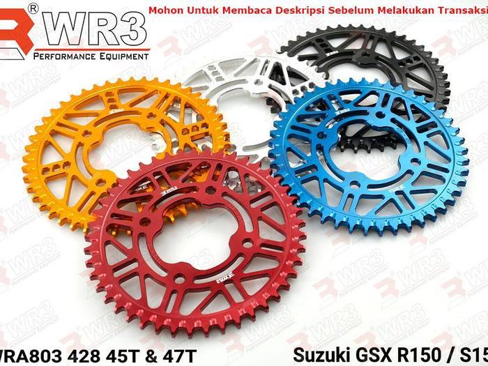 Gear Belakang Wr3 Wra 803-428 Gsx 150R - Gsx 150S #Gratisongkir