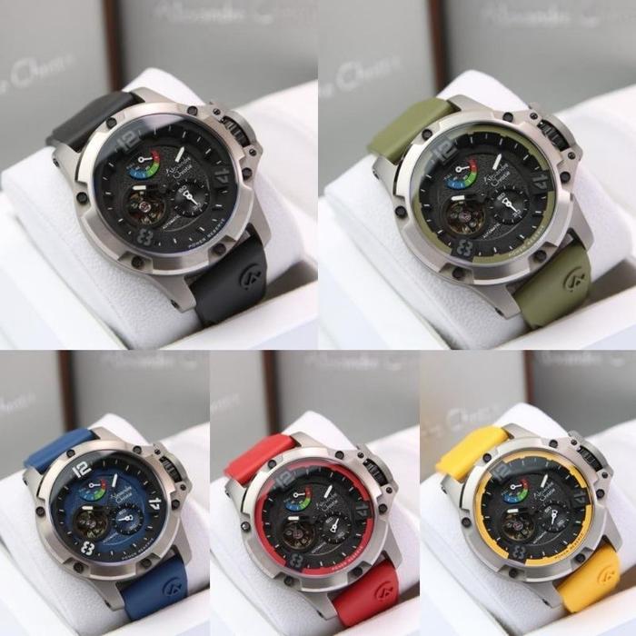 ALEXANDRE CHRISTIE AC 6295 AC6295 AUTOMATIC TITANIUM ORIGINAL
