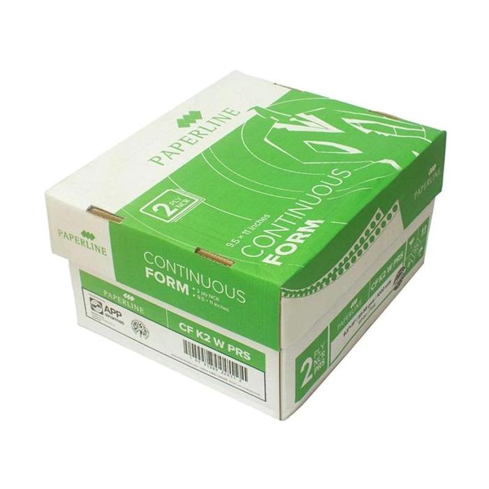 [ DUS ] Kertas Komputer Continuous Form 2 Ply 9,5 x 11 - Paperline CF K2 W PRS (Bagi 2) MURAH!