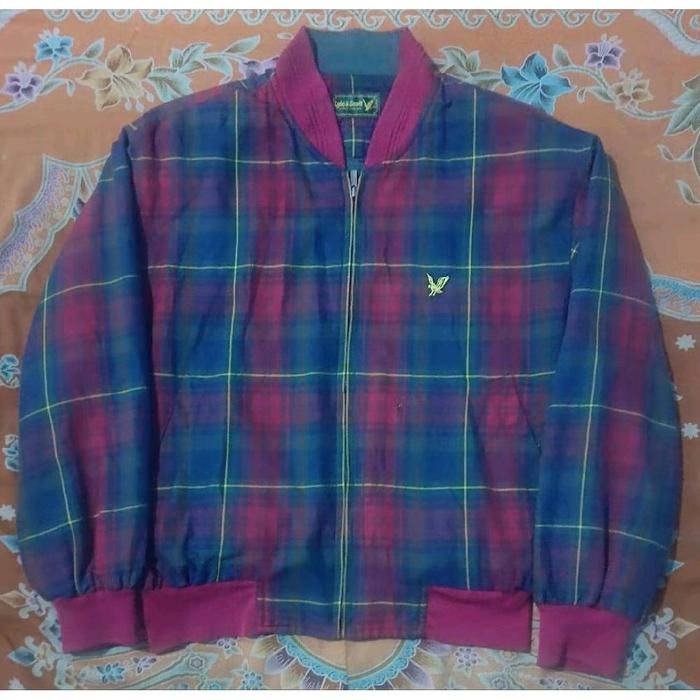 Jaket Harrington Casual Tartan Lyle&Scott Second
