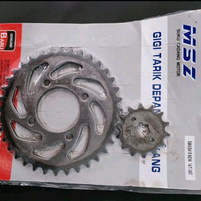 GEAR GIR BELAKANG SMASH R NEW 428 14 36T MOTOR