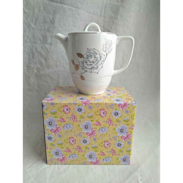 SOUVENIR WEDDING TEKO KERAMIK MOTIF