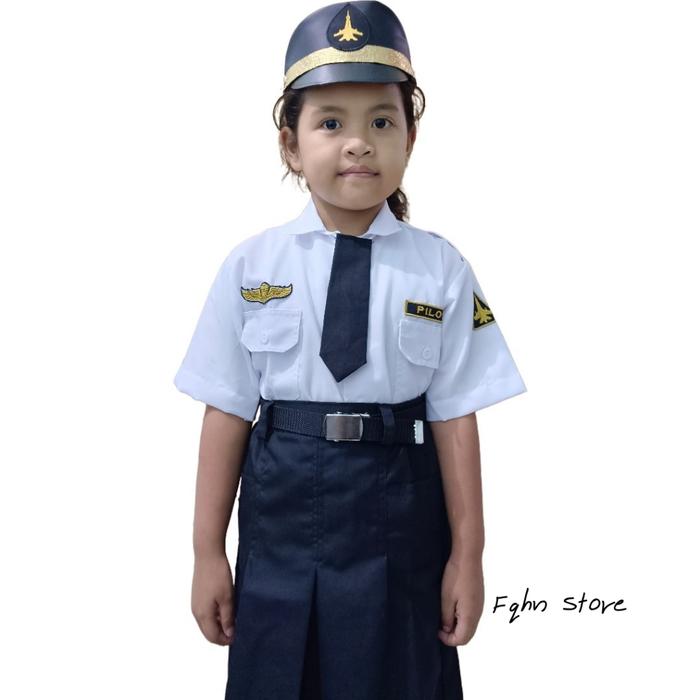 【NEW】 BAJU PROFESI/BAJU PILOT ANAK CEWEK (ROK) FREE PACKING KARDUS