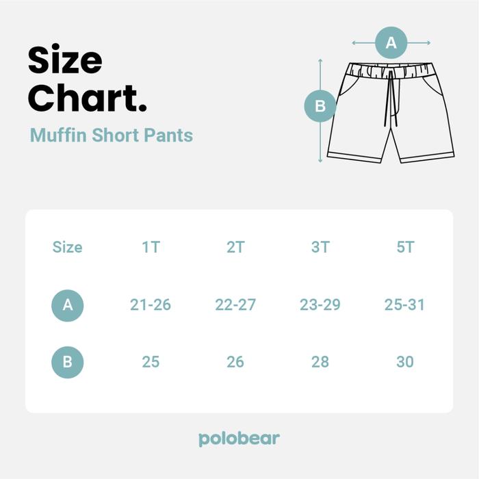 Ready Stok Polobear - Cordy Short Pants (Celana Pendek Anak) Store.Id