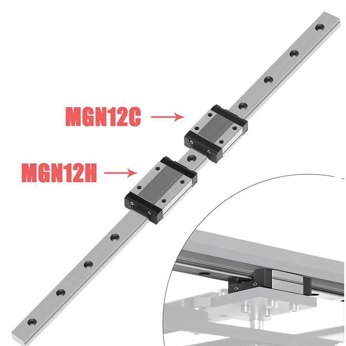 3D Printer Guide 12mm Linear Guide MGN12 L= 200/300/350/450/550mm