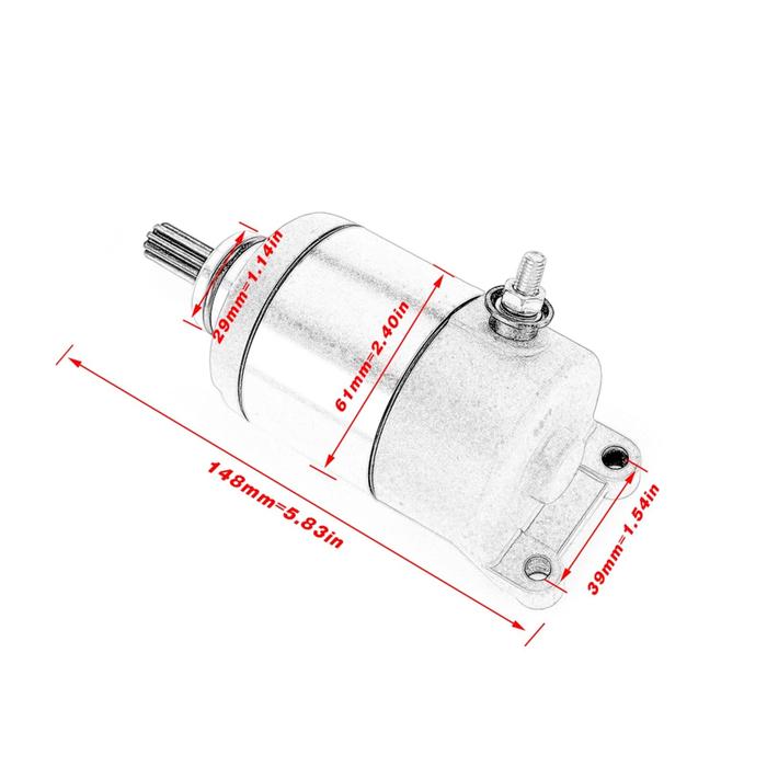 Starter Motor Compatible with K-awasaki KLX140 KLX140L KLX140G