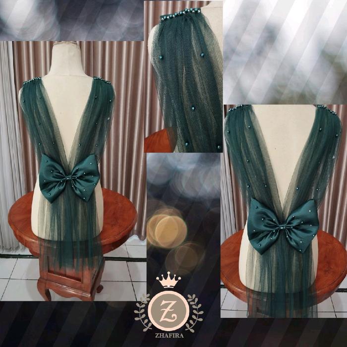 HIASAN BAHU PITA /HIASAN PUNDAK PITA/HIASAN SLENDANG BELAKANG PITA KEBAYA/SAYAP PITA KEBAYA KANAN KI