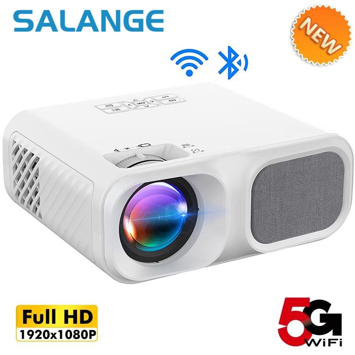 P65 Mini Projector Wifi 5G Bluetooth Supported Full HD 1080P 4K LED