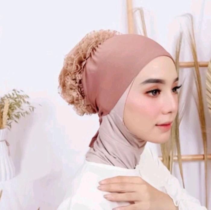 Ciput turky cepol / dalam kerudung cepol