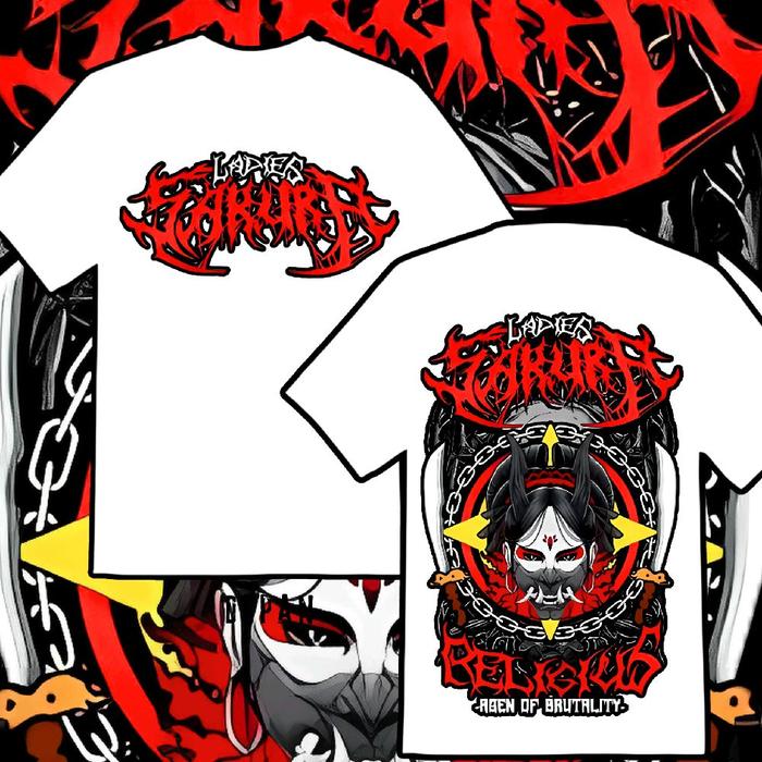 KAOS LADIES SAKURA PSHT,  Unisex Lengan Pendek Premium Bahan Lembut Jahitan Kuat Cocok Untuk Daily A