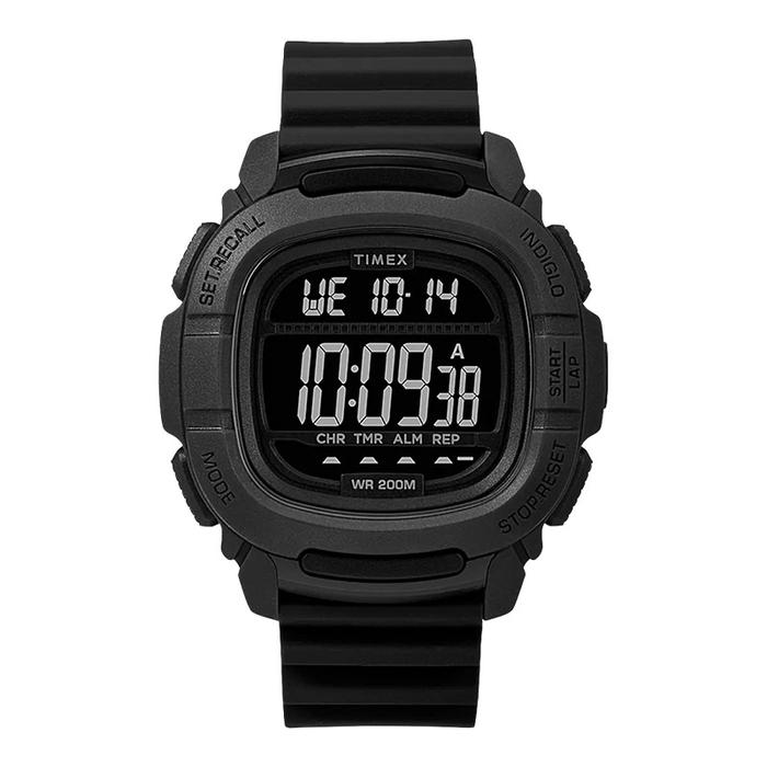 Jam Tangan Pria Timex Command TW5M26100 Man Boost Shock Digital Dial Black Rubber Strap