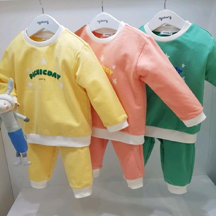 setelan anak crewneck agabang Fashion
