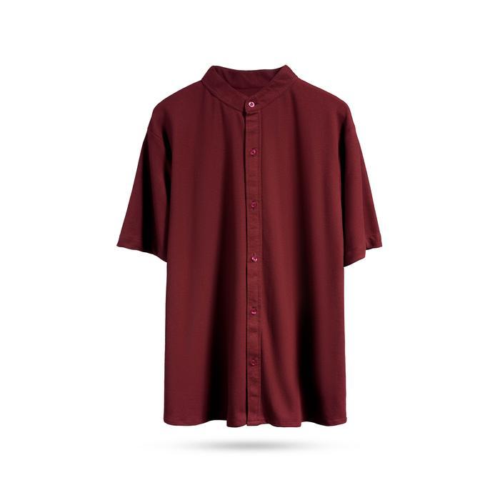 Eiger - EVERNEXT - Baju Kemeja Koko Muslim Pria Kemeja Lengan Pendek Pria Kemeja Polos Pria