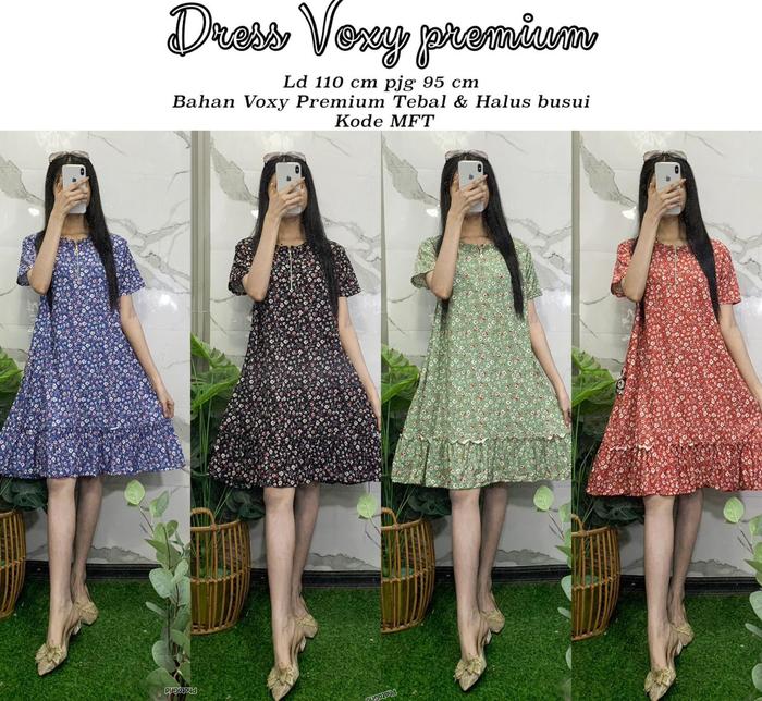 Dress Voxy premium busui kode MFT Casual Wanita