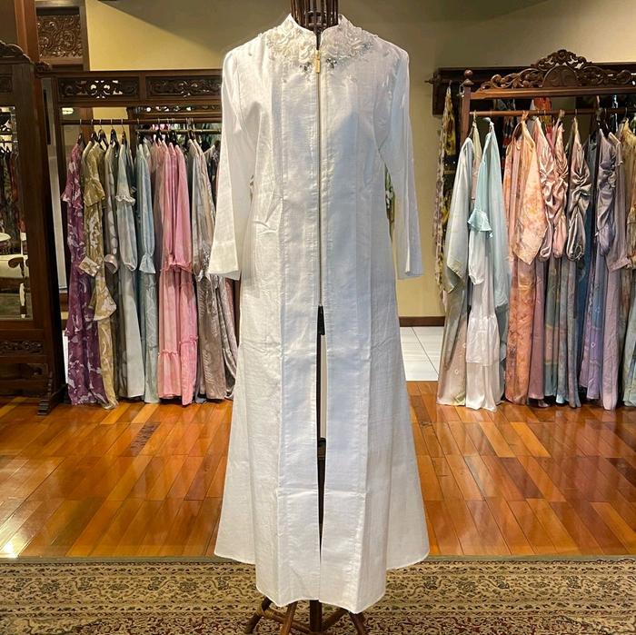 Abaya Zipper Sutra Viscos Payet by Dian Pelangi ORIGINAL Busana Muslim Maxi Dress Gamis Kaftan Gaun 