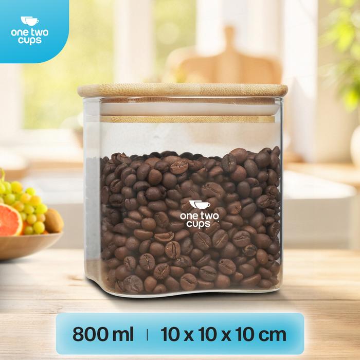 Mutiaramall - Toples Kaca Kedap | Storage Jar Makanan | Wadah Dapur