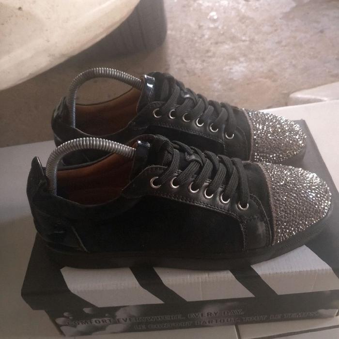 sepatu second branded cristian louboutin louis junior perla size 40 original authentic