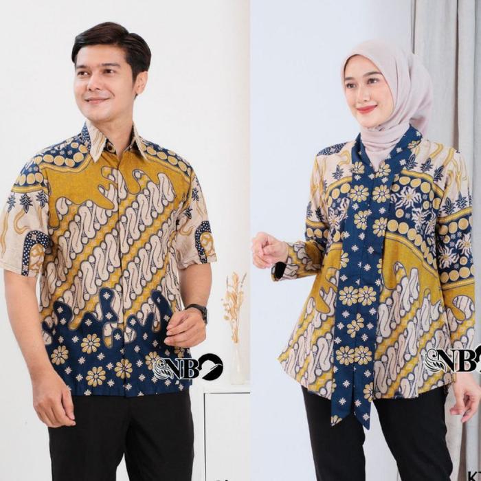 Atasan Kebaya Jumputan Hitam Blous Batik Wanita KutuBaru 2025 M-XXL - Baju Katun Atasan Baju Dewasa 