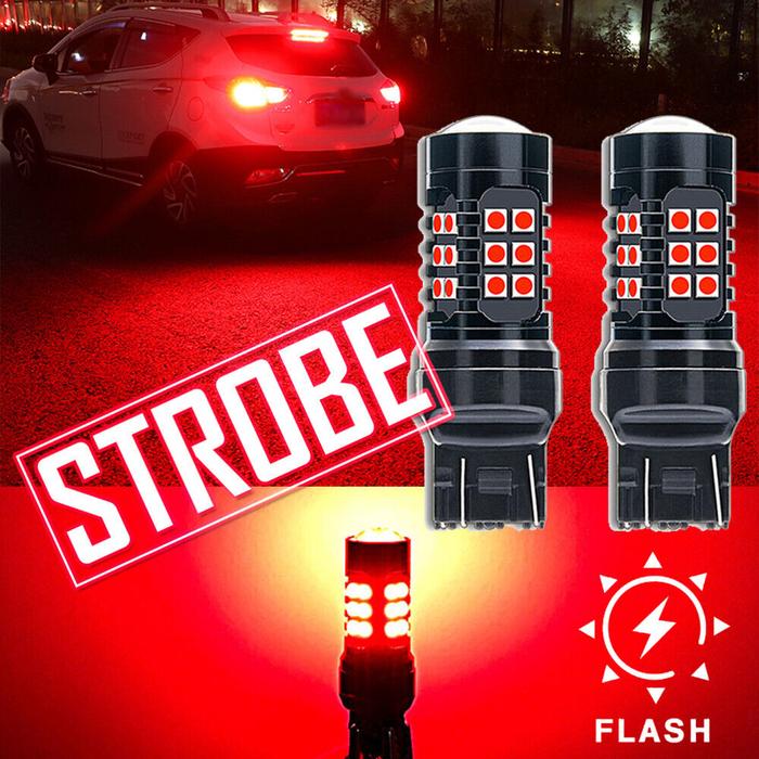 2x T20 LED 7440 WY21W W21W Led Bulbs 7443 W21/5W Led T20 Super Bright