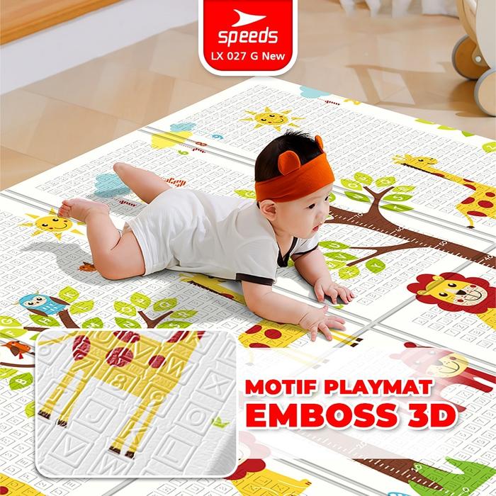 SPEEDS SNI G Playmat Bayi Karpet Lipat 180x200cm Playmat Bayi Karpet Bayi Matras Bayi Playmat Foam L