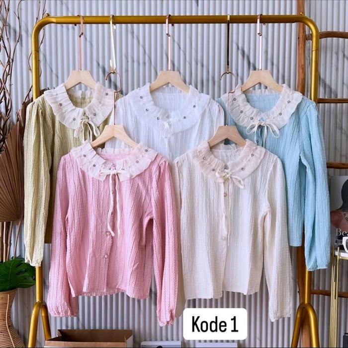 cardingan ribbon/atasan ribbon /cardi ribbon