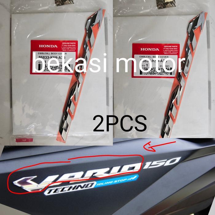 emblem logo honda vario sepasang isi 2pcs OSEAN
