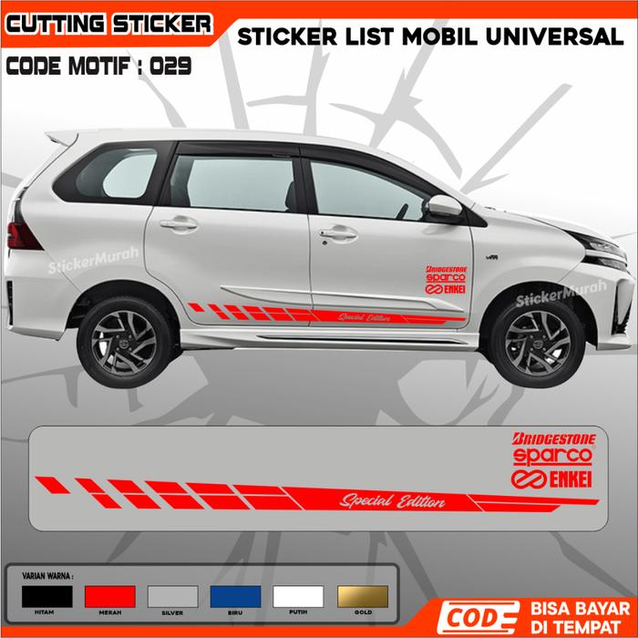 STICKER CUTTING MOBIL LIST PINGGIR PINTU STICKER MOBIL UNIVERSAL AVANZA XENIA RUSH TERIOS INOVA LIVI