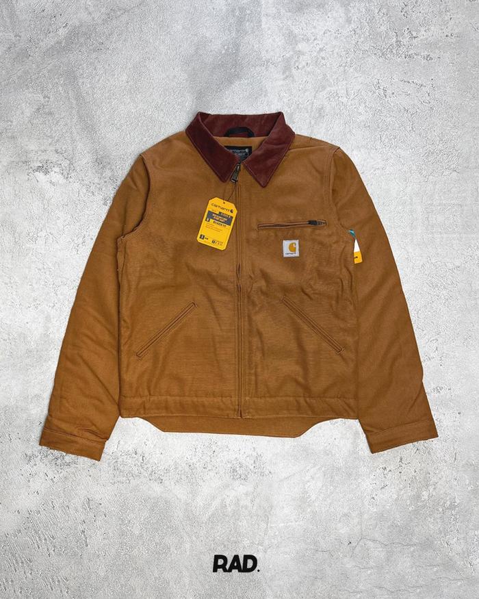 Carhartt Detroit Jacket Blanket Lined Brown Original
