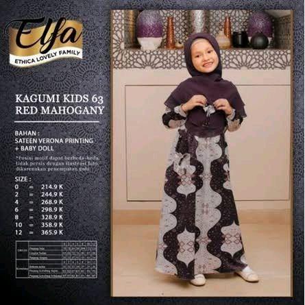 ETHICA KAGUMI KIDS 63 GAMIS ANAK