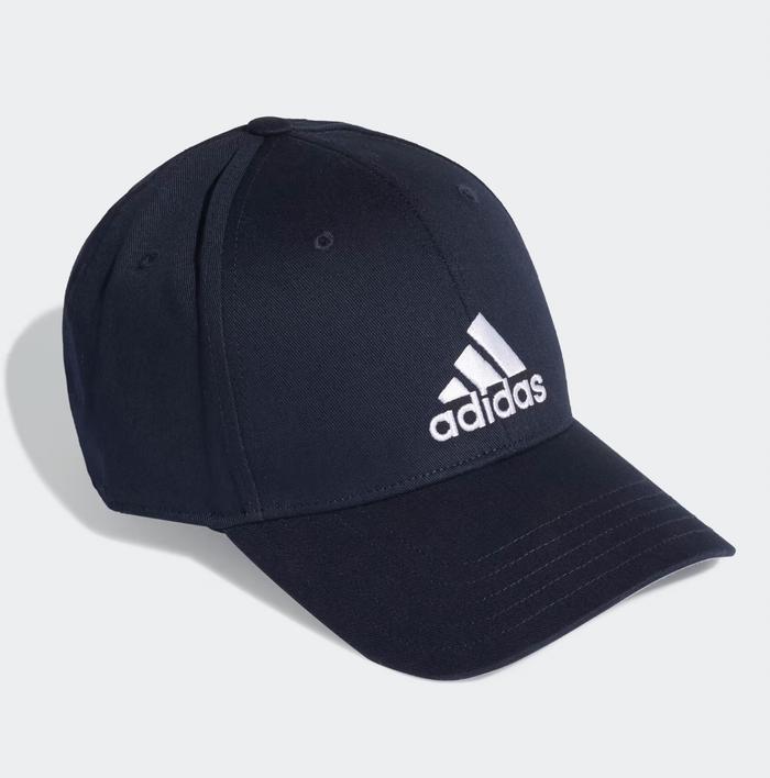 (100% ORIGINAL) Adidas Baseball Cap Legend Ink White Dark Blue Cotton Hat Topi